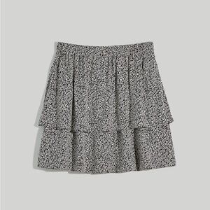 Madewell Pull-On Tier Mini Skirt in Tudor Floral